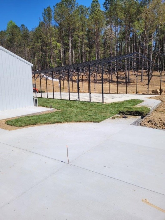 Commercial sod installation Galloways lawn service Fescue sod in Chattanooga