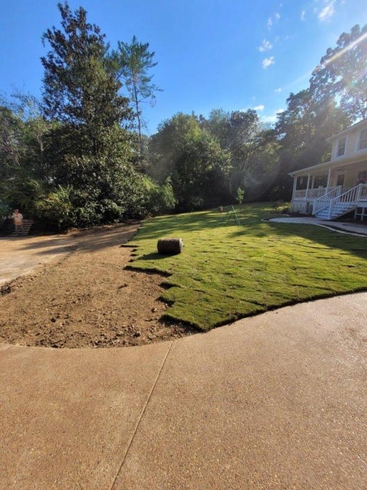 Galloways lawn service Chattanooga Landscaping Sod installation